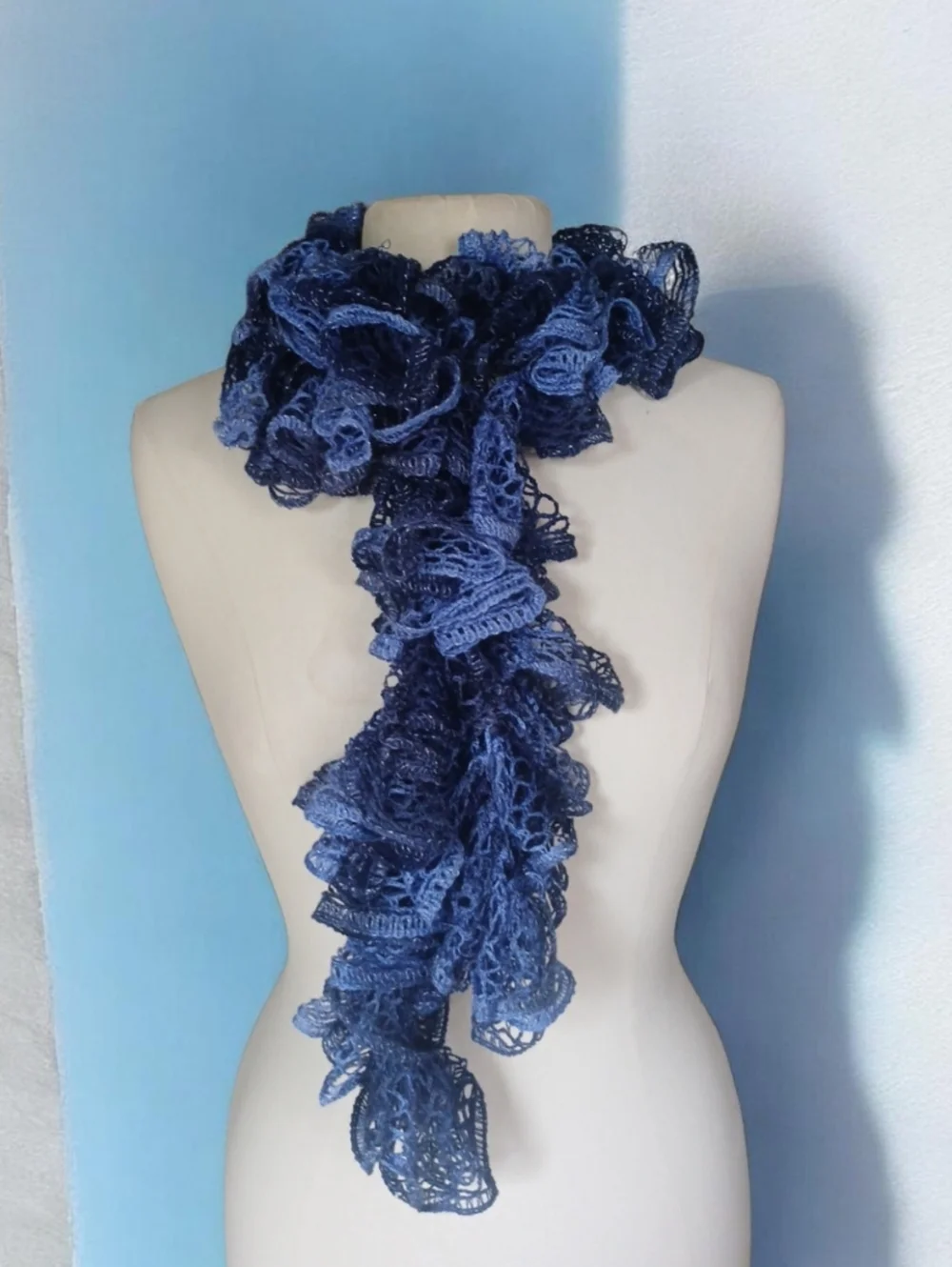 Ruffled Lace Scarf - Women Accessories